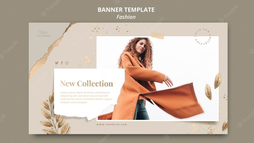 Fashion store template banner