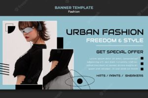 Fashion trends banner template