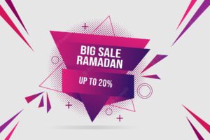 Flash sale banner for business promotion