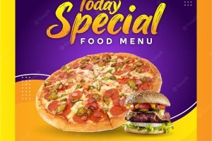 Food banner special menu