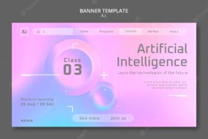 Gradient artificial intelligence template