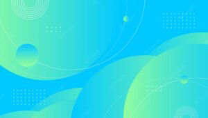Gradient blue green  abstract geometric background