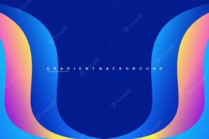 Gradient colorful abstract background