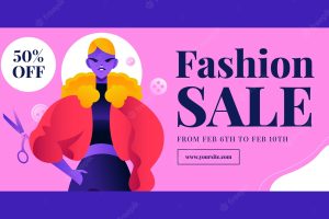 Gradient fashion stylist sale banner