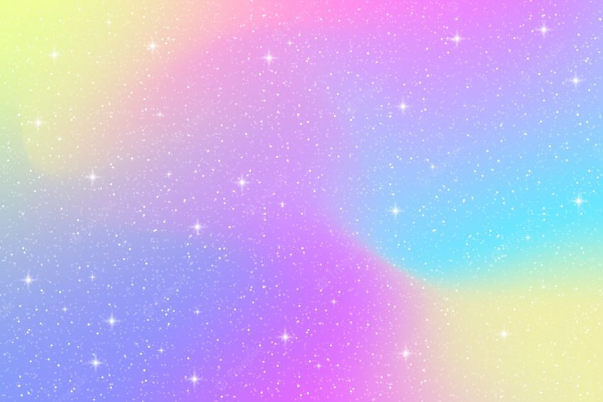 Gradient iridescent glitter background