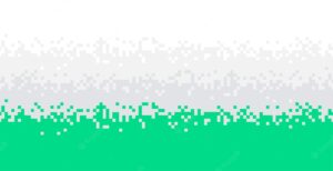 Green color pixilated pixel background