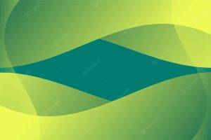 Green wave background design gradient vector modern abstract