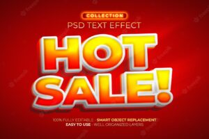 Hot sale 3d custom text effect