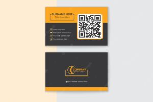 Luxury black and gold business card design template