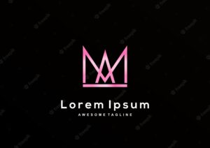 Luxury letter m a logo design collection for branding corporate identity