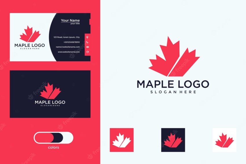Maple logo design and business card
