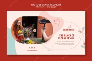 Media influencer and personality youtube cover template