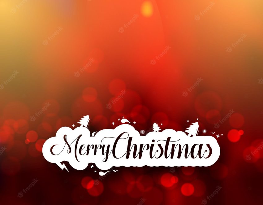 Merry christmas colorful design.