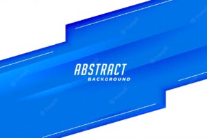 Modern abstract blue geometric background design