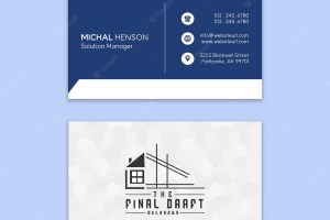 Modern business card design templates vector and illustration