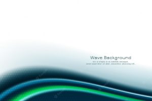 Modern elegant colorful wave design background