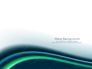 Modern elegant colorful wave design background