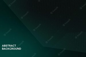 Modern vector abstract background with dark green outline