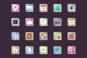 Multimedia icons collection