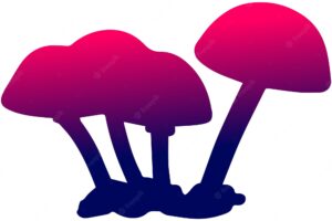 Mushroom gradient template
