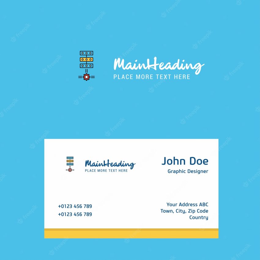 Networks logo business card