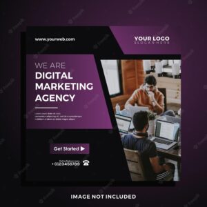 New template instagram post business marketing