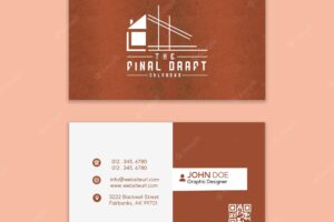 Premium business card background templates flat design illustration