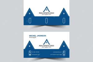 Real estate business card design template