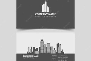 Realtor business card design template