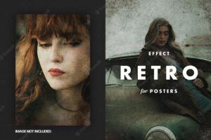 Retro photo effect for posters