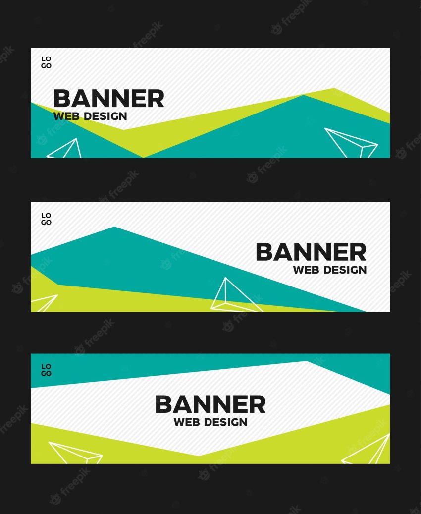 Sale banner template promotion sign geometric header website background