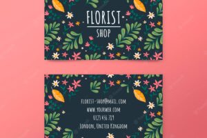 Spring sale business card