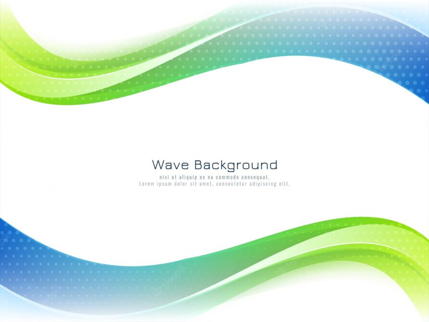 Stylish decorative colorful wave design background vector