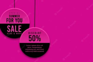 Summer special sale banner template