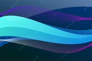 Wave background colorful gradient design