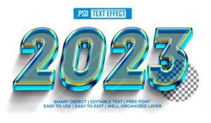 2023 text style effect