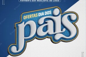 3d logo father's day offers