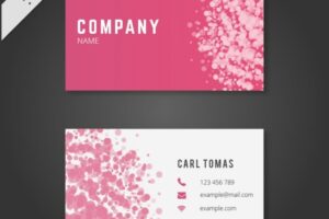 Abstract business card template