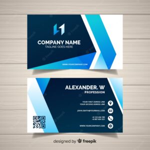 Abstract business card