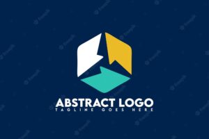 Abstract logo, minimalist and business logo design in vector template
