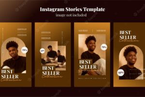 Aesthetic fashion sales instagram stories template 33