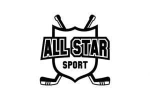 All star sport champion vector logo design