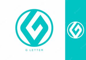Aqua color of g initial letter