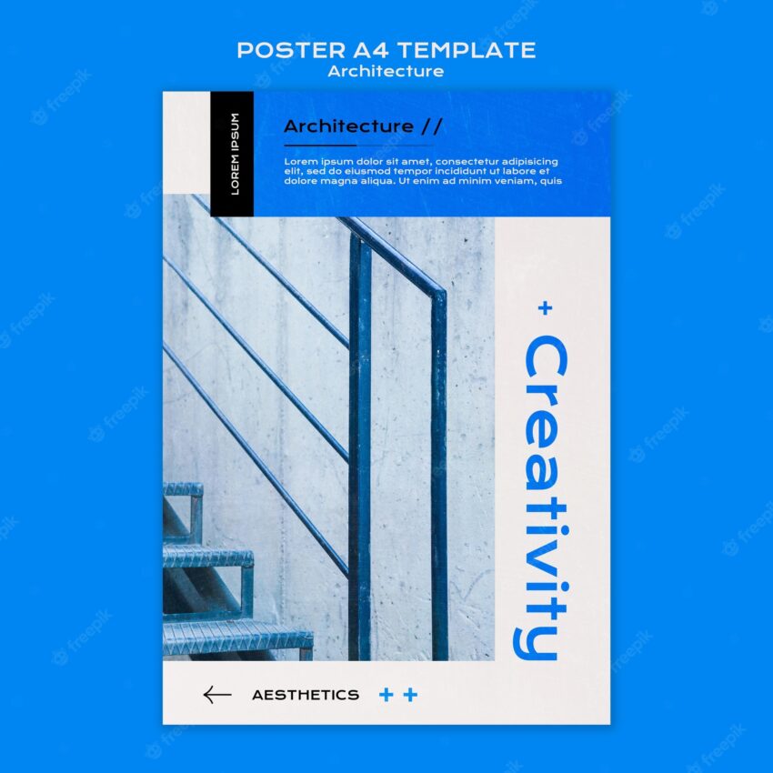 Architecture poster template