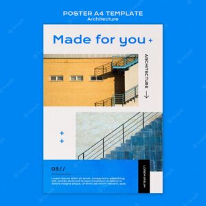 Architecture poster template