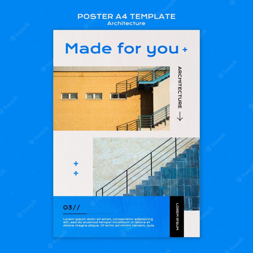 Architecture poster template