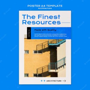 Architecture poster template