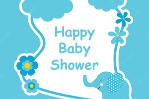 Baby shower background design