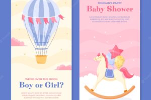 Baby shower design template