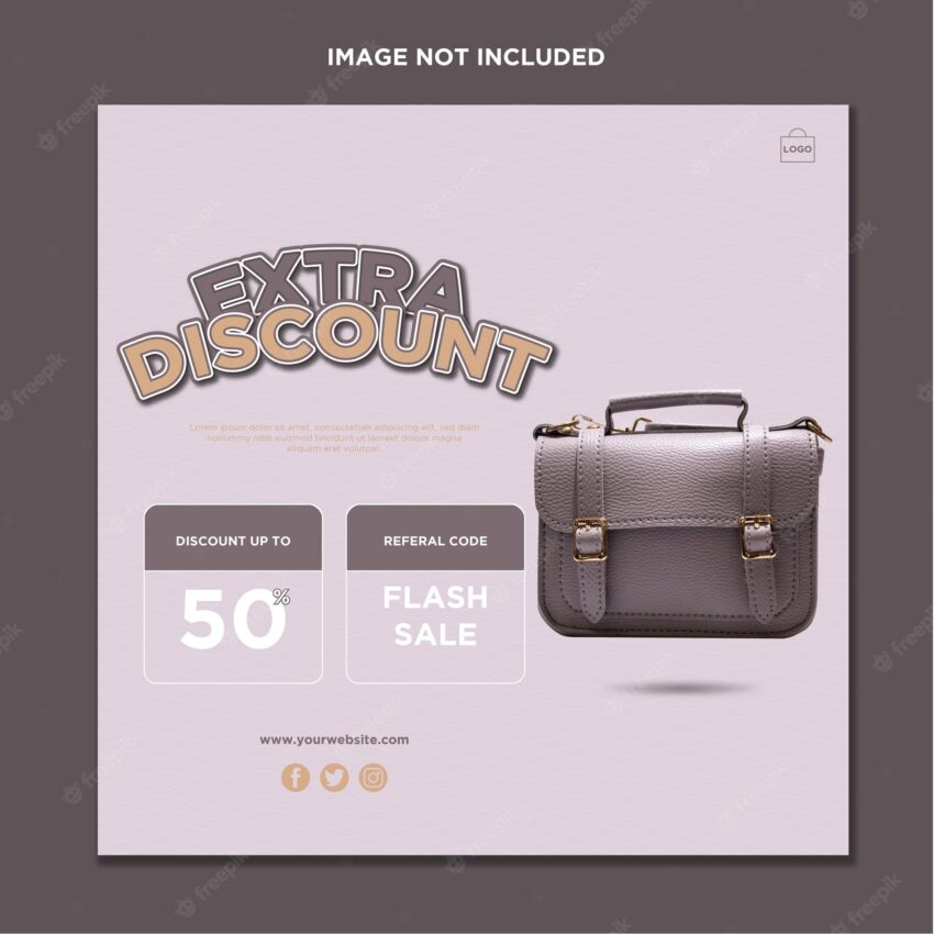 Bag sale promotion post